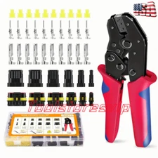 708Pcs 1-6 Pin Car Automotive Waterproof Electrical Wire Connector Plug Kit Set