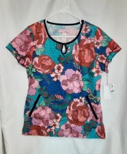 Koi by Kathy Peterson Medical Scrub Top "Irene" Women's Size Small- NWT - lil21