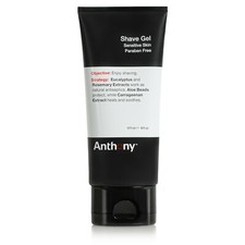 Anthony Shave Gel, 6 Fl Oz, Contains Aloe Vera Beads, Eucalyptus, Rosemary