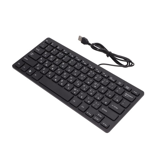 (Russian) Wired Keyboard 78 Keys Compact Small Language Wired Keyboard USB - Picture 19 of 23