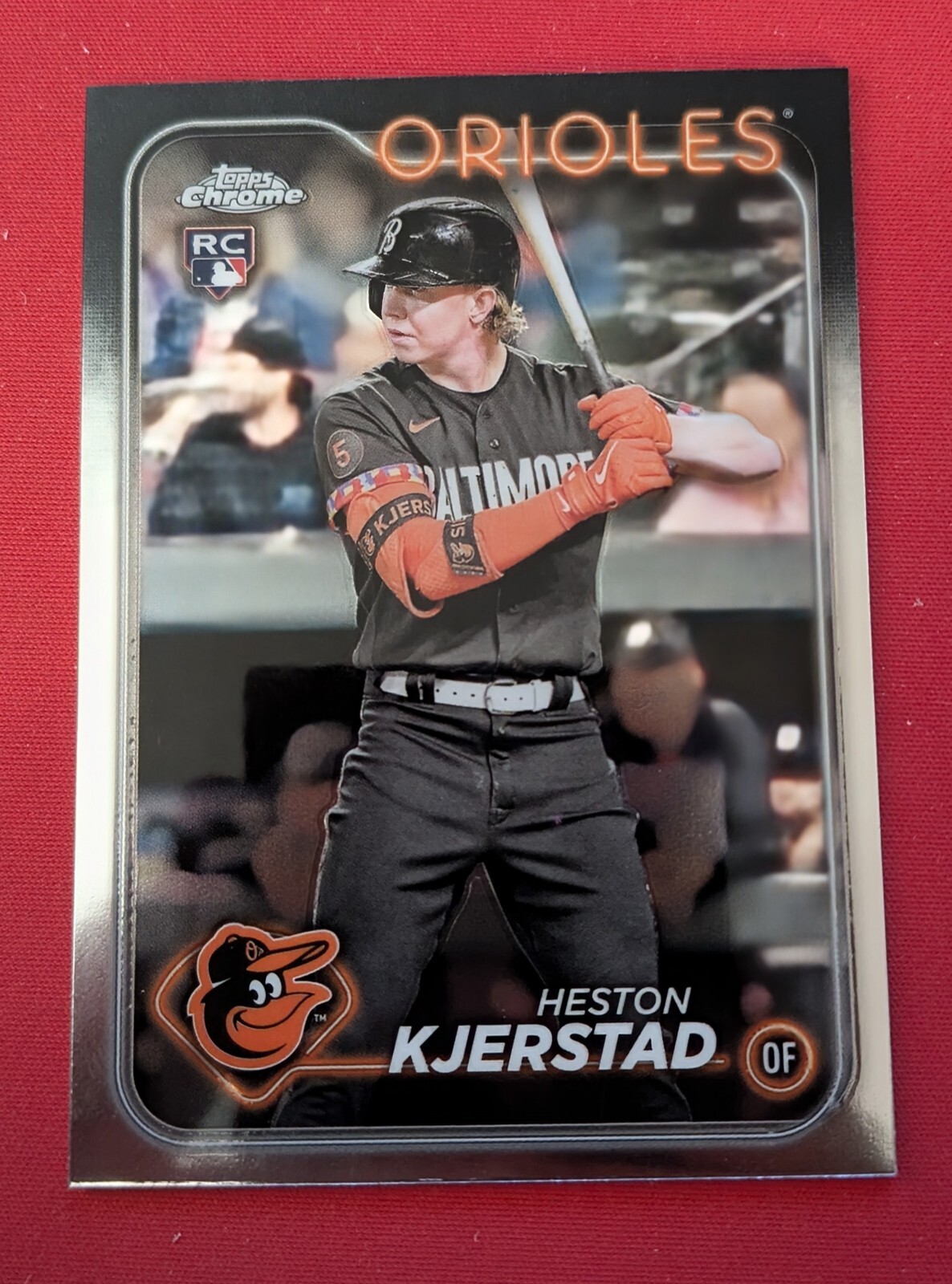 2024 Topps Chrome Heston Kjerstad RC Rookie #142 Baltimore Orioles