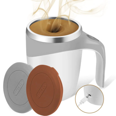 Caneca Magnética de Mistura Automática Recarregável: Praticidade e Sabor na sua