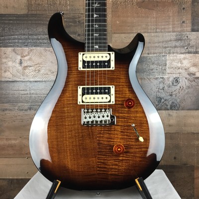 PRS SE Custom 24 Black Gold Sunburst, Gig Bag, Free Ship, 821