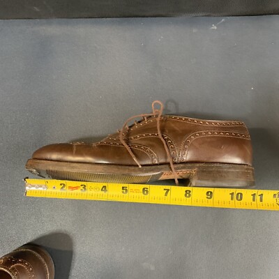 Alan McAfee Men Brown Wing Tip Dress Men display picture 2
