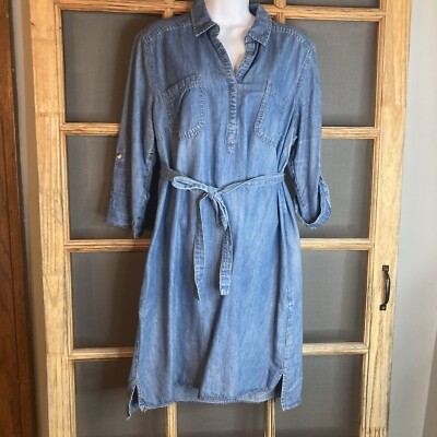 white christmas dresses Free People Sonora Denim Mini Dress main image 0