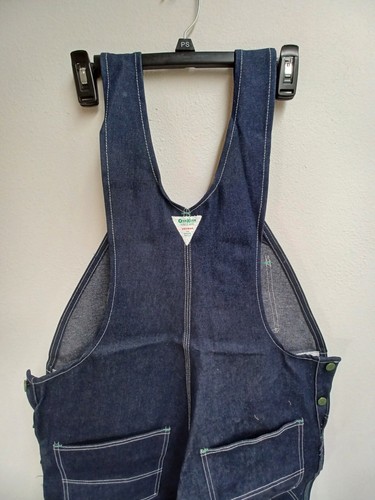 Vintage NOS Union Made OshKosh over-all's Vestbak USA 800-1003 Size 38x 29 - Picture 3 of 10