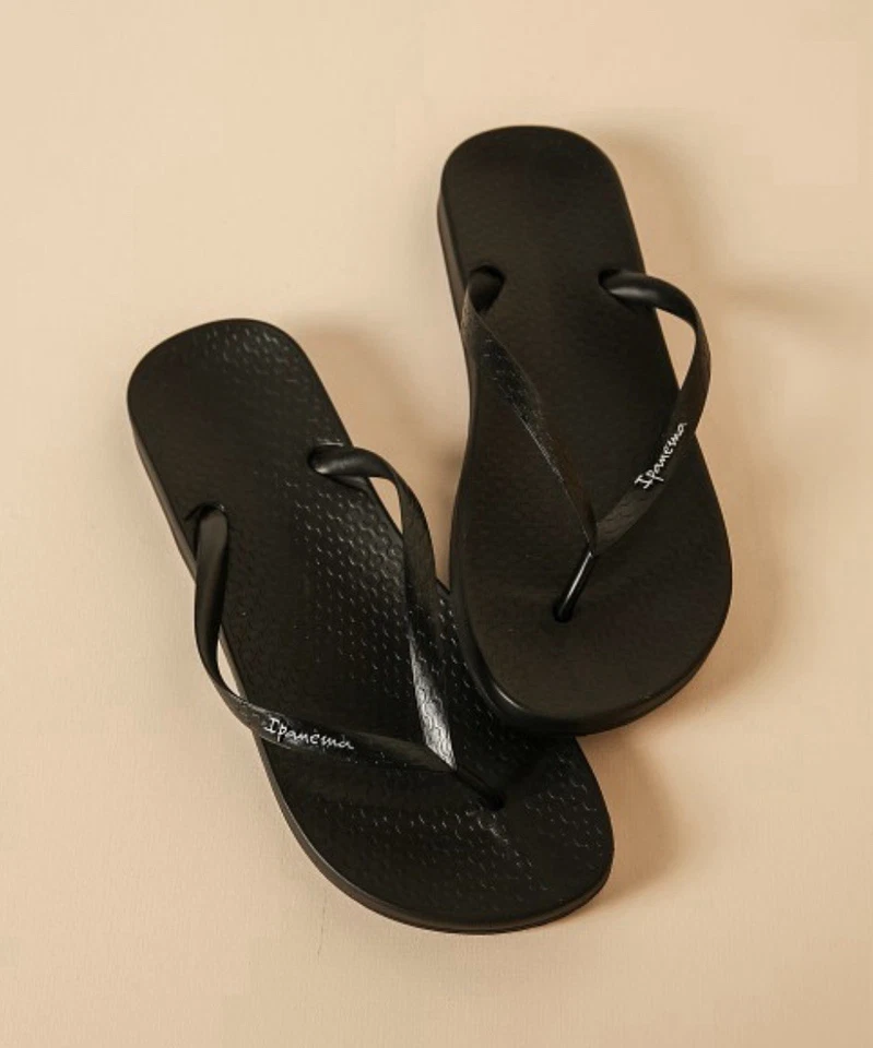 Sandálias chinelos Ipanema feminina Ana bronzeada preta SKU0250 - Imagem 3 de 4