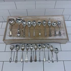 Sterling Silver Spoon Lot 21pc 552g Gorham Watrous Antique
