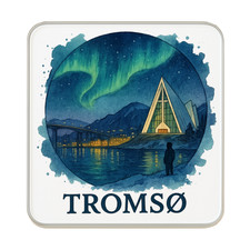 Tromso, Norway Fridge Magnet: Cute Handmade Travel Souvenir Gift