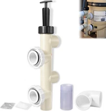 Replace Part for 263064 2 Inch PVC Push Pull Slide Valve Compatible White 