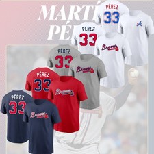HOT ITEM!!!!! - Martin Perez #33 Atlanta Braves Team 2026 Player Name And Number