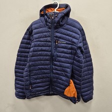Montane Featherlite Pertex Insulated Down Navy Puffer Coat Jacket Size XXL