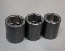 Snap-on IM400 Impact Socket 1/2" Drive 1-1/4" Shallow IM360 IM380 1-3/16" 1-1/8"