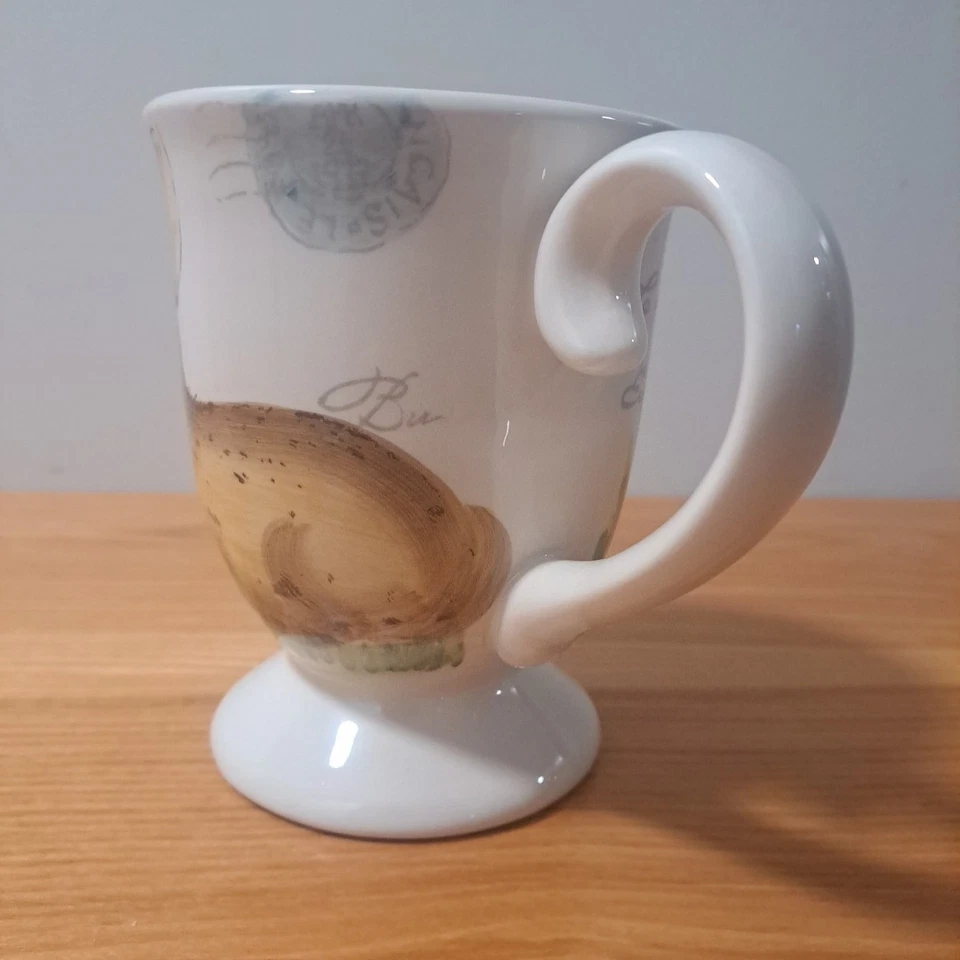 Maxcera открытка кролик розовый цветочный ножки педасталь кофейная кружка очень большой - Изображение 3 из 4