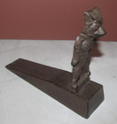Rustic Vintage Cast Iron Door Stop Door Wedge Stopper Metal Bear Cabin Decor — photo 8