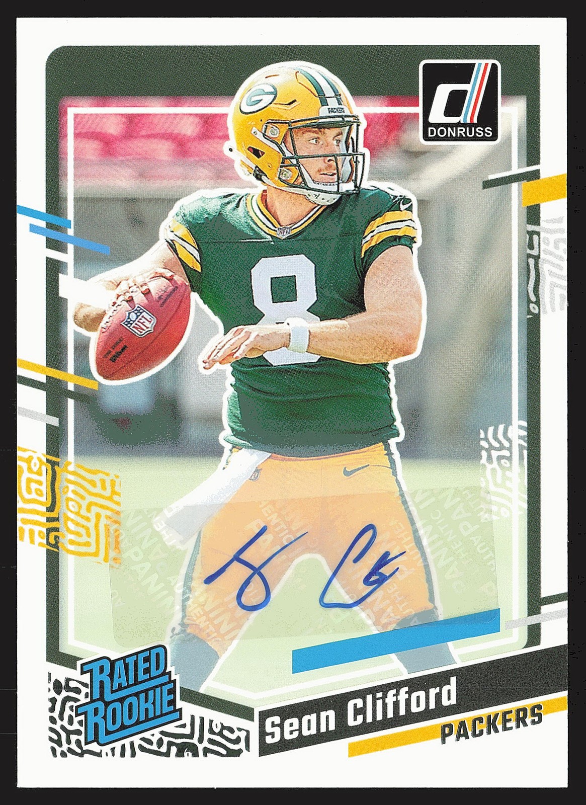 2023 Donruss #338 Sean Clifford Rated Rookie Autographs RC,AU
