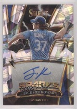 2022 Select Sparks Signatures Cracked Ice Prizm 10/25 Jackson Kowar Auto 0xz8