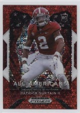2021 Panini Prizm Draft Picks All-American Red Circles Patrick Surtain II 16n7