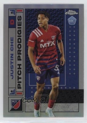 2022 Topps Chrome MLS Pitch Prodigies Refractor Justin Che #166 0vl1