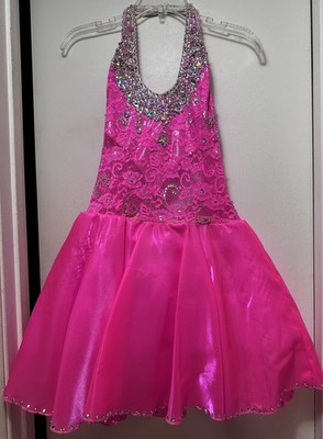 Custom-made Latin Ballroom Salsa Rumba Samba Jive Dance Dress Size XS
