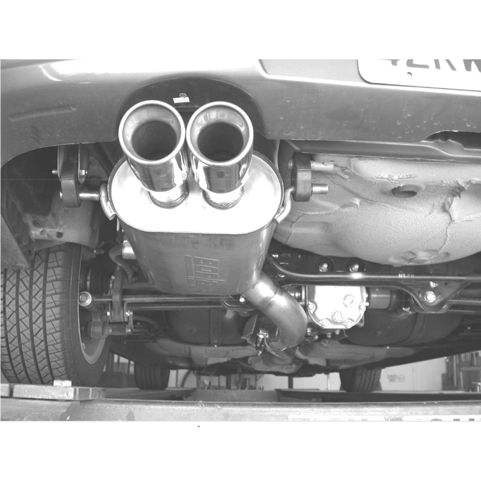 Escape trasero Borla 140053 Touring Cat para Subaru Impreza WRX STi 2.0 2.5 2002-07 Foto 4 de 4