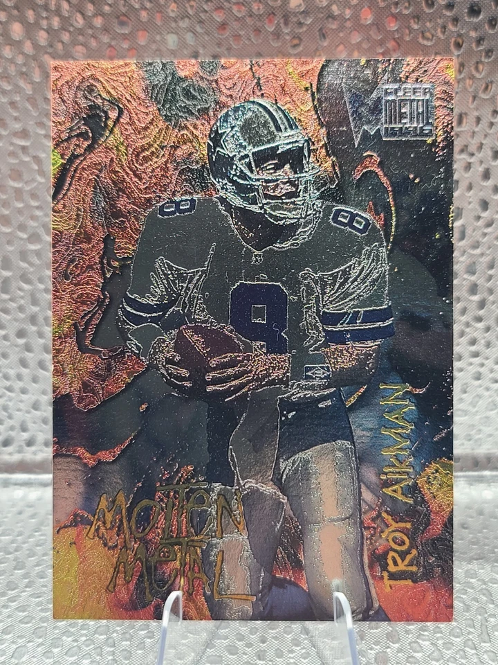 1996 Fleer Molten Metal Football Complete Insert Set + Brett Favre S2 Sample HOF - Image 2 of 4