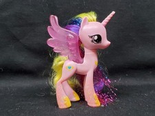 My Little Pony G4 Tinsel Hair Glitter Brushable Figure Princess Cadance 4" 2016