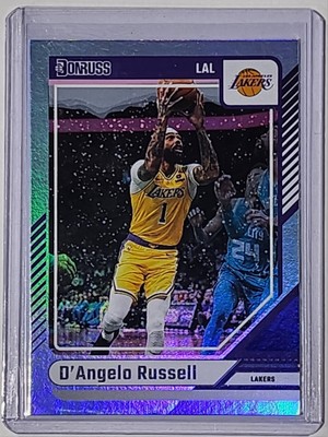 2024-25 Panini Donruss Silver Winter Holo #106 D Angelo Russel L.A. Lakers