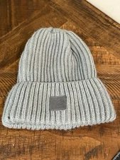 Young Living Brand Heather Gray Beanie Winter Hat  Beanie Knit Cap OS Adult