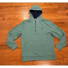 B. Draddy Proctor 1/4 Zip Hoodie Mens Large Green Golf Water Oak Country Club