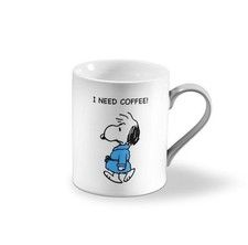Snoopy Kaffeebecher I Need Coffee Exklusiv be...