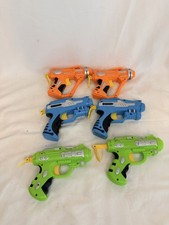 Foam Dart Gun Set 6 Piece Micro Blasters With Darts-Indoor Outdoor Target Play