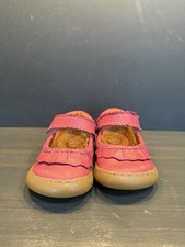 Livie Luca Ruche Shoes Little Girls Size 5 Hot Pink Maryjane