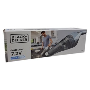 BLACK+DECKER Handstaubsauger Akku 7,2V Dustbuster (Handsauger beutellos + kabell