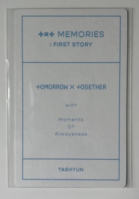 TXT TOMORROW X TOGETHER TAEHYUN [ Memories First Story ] Official