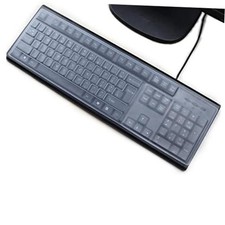  2 Pack Universal Clear Anti-Dust Keyboard Skin Protector Cover for 104/107