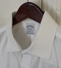 Brooks Brothers White Non Iron Dress Shirt L 16 X 34 Regent Slim