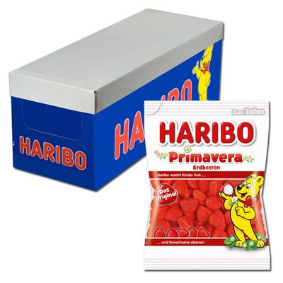 (7,31 /1kg) Haribo Primavera Erdbeeren Schaumzucker 10 Beutel je 175g