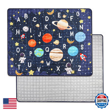 Baby Play Mat for Floor, GFU Non-Slip 71x59 Thick One-Piece Infants Playpen Craw