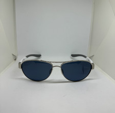 Occhiali da sole Fin Nor Sea Shore argento/nero/blu cielo con lenti grigie policarbonato