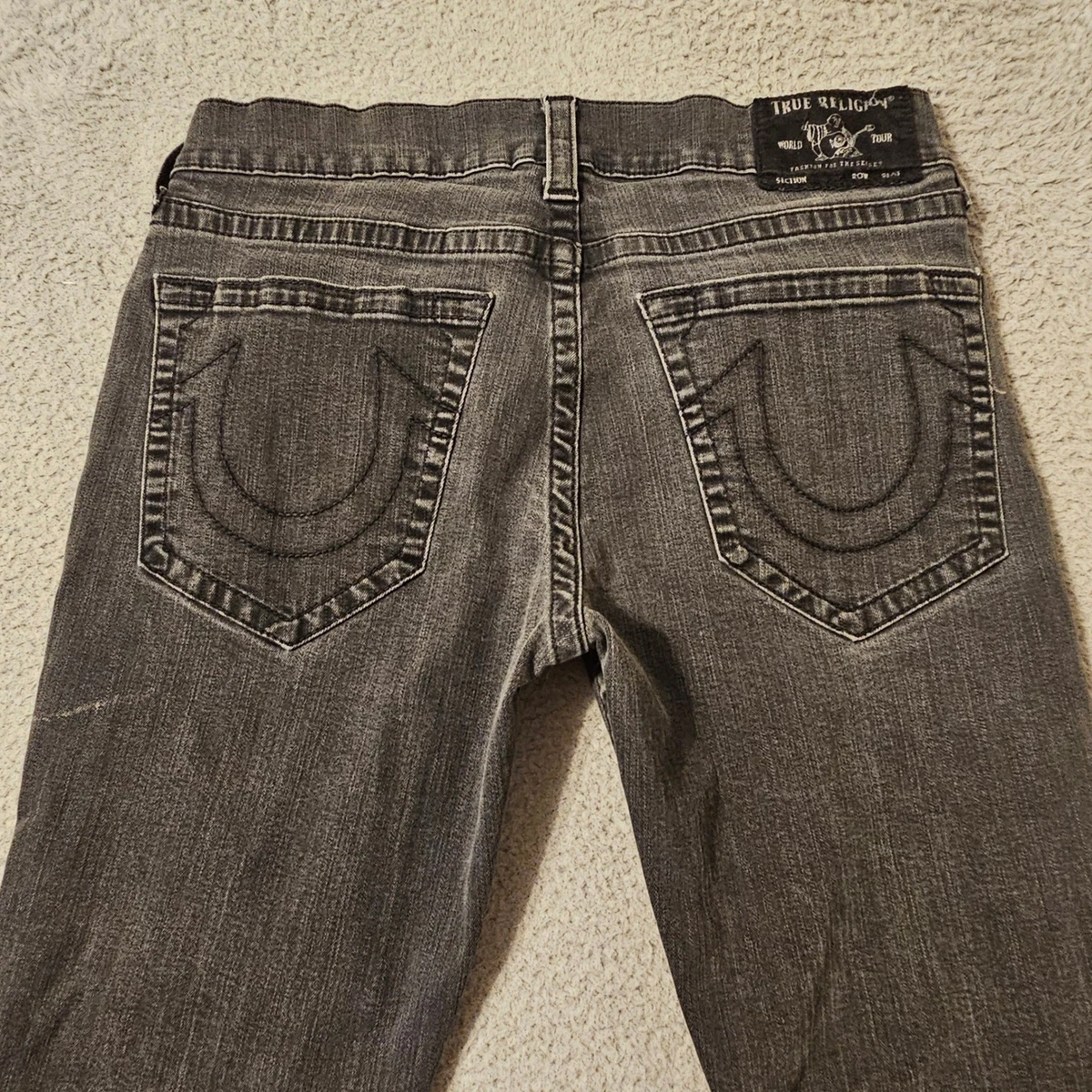 True Religion Denim Regular 34 Size Jeans Men's 30 in Inseam for