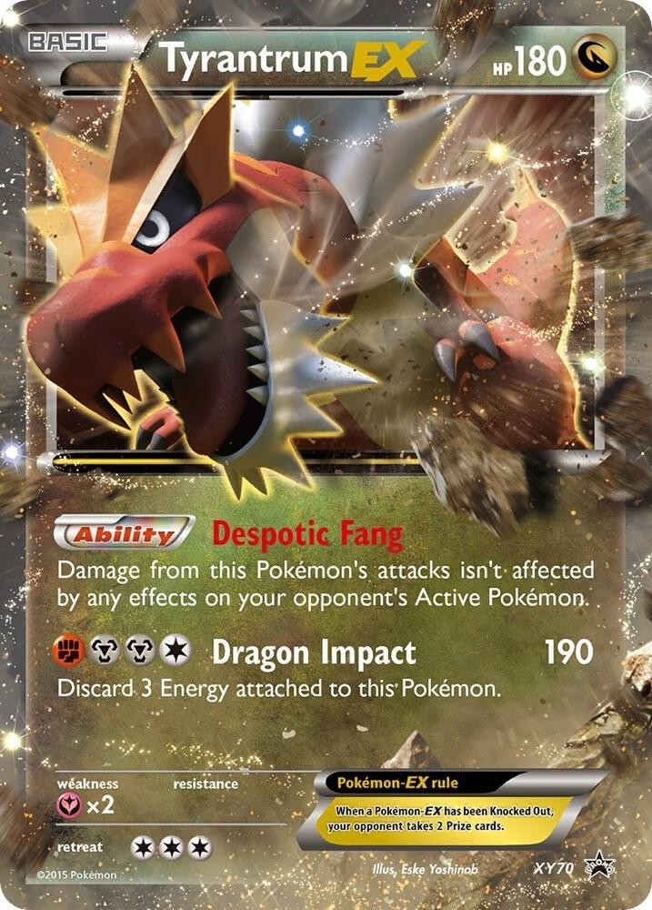 Tyrantrum EX XY70 XY Holo