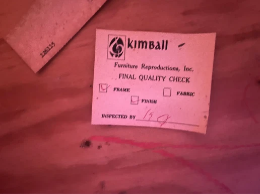 Mesa de centro Kimball Victorian Revival tallada en caoba ovalada italiana de mármol Foto 3 de 4