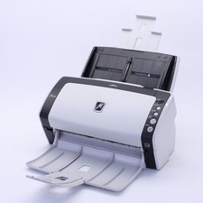 Fujitsu fi-6130z Duplex Color Sheet-Fed Document Scanner  Trays  Cables