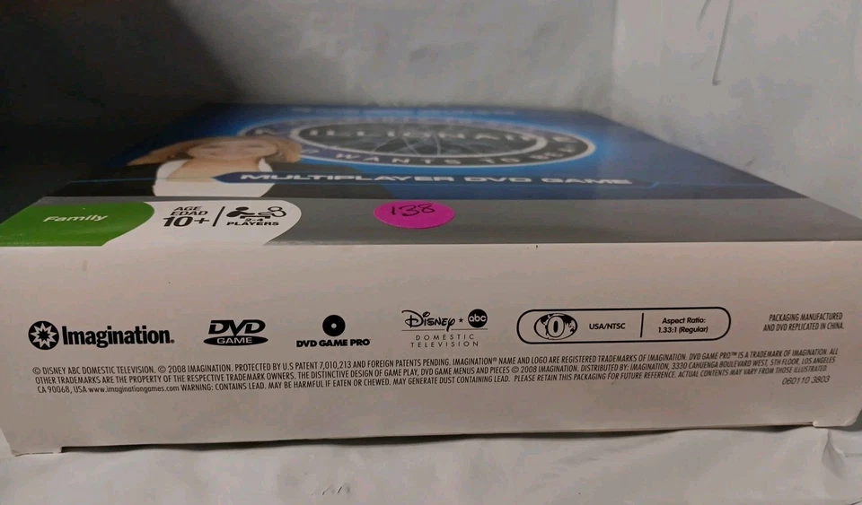 NEW Imagination DVD TV Games- WHO WANTS TO BE A MILLIONAIRE-DVD Game- M. Vieira - Image 3 of 3
