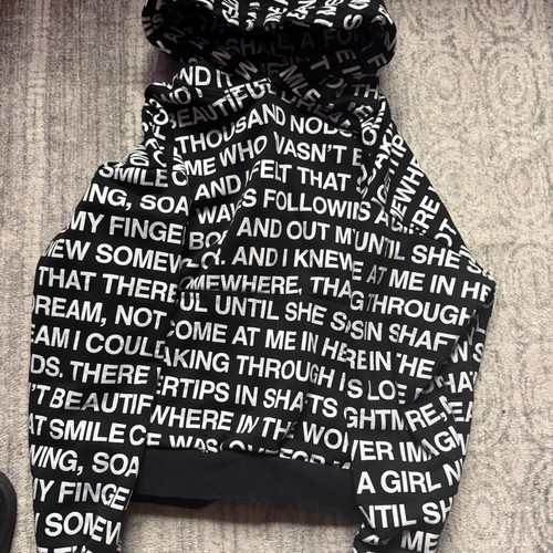 Cool text hoodie