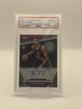 PSA 9 - 2023 Topps Chrome Black Geometric Refractor 2/2 Kris Murray Rookie Auto