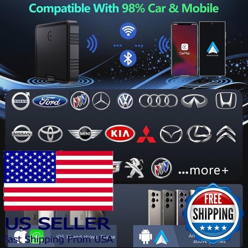 Wireless Carplay Adapter, Supports Netflix & YouTube, Plug & Play for Cars - Picture 7 of 7