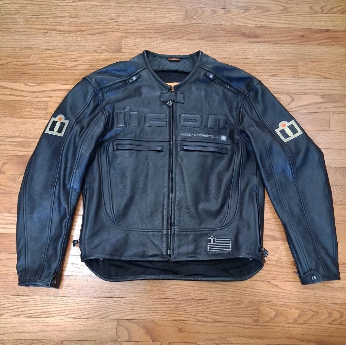 Icon Black Motorcycle Jackets for sale | eBay