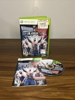 WWE SmackDown vs. Raw 2011 Xbox 360 Game | Disc + Manual | Works